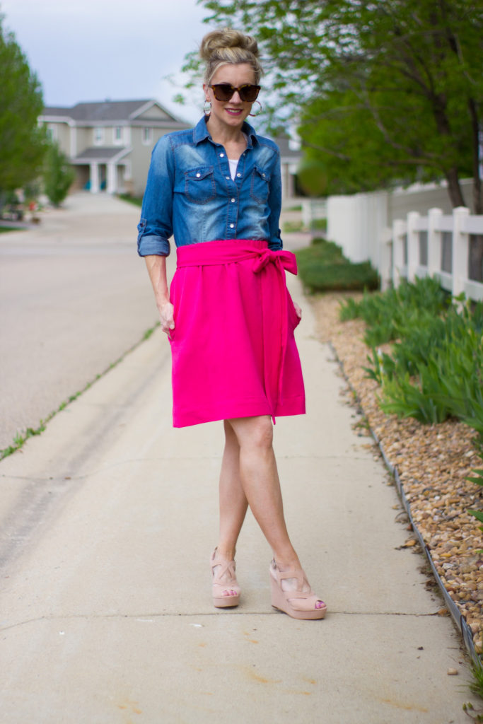 Linen Skirt Look - Indoor Shannon