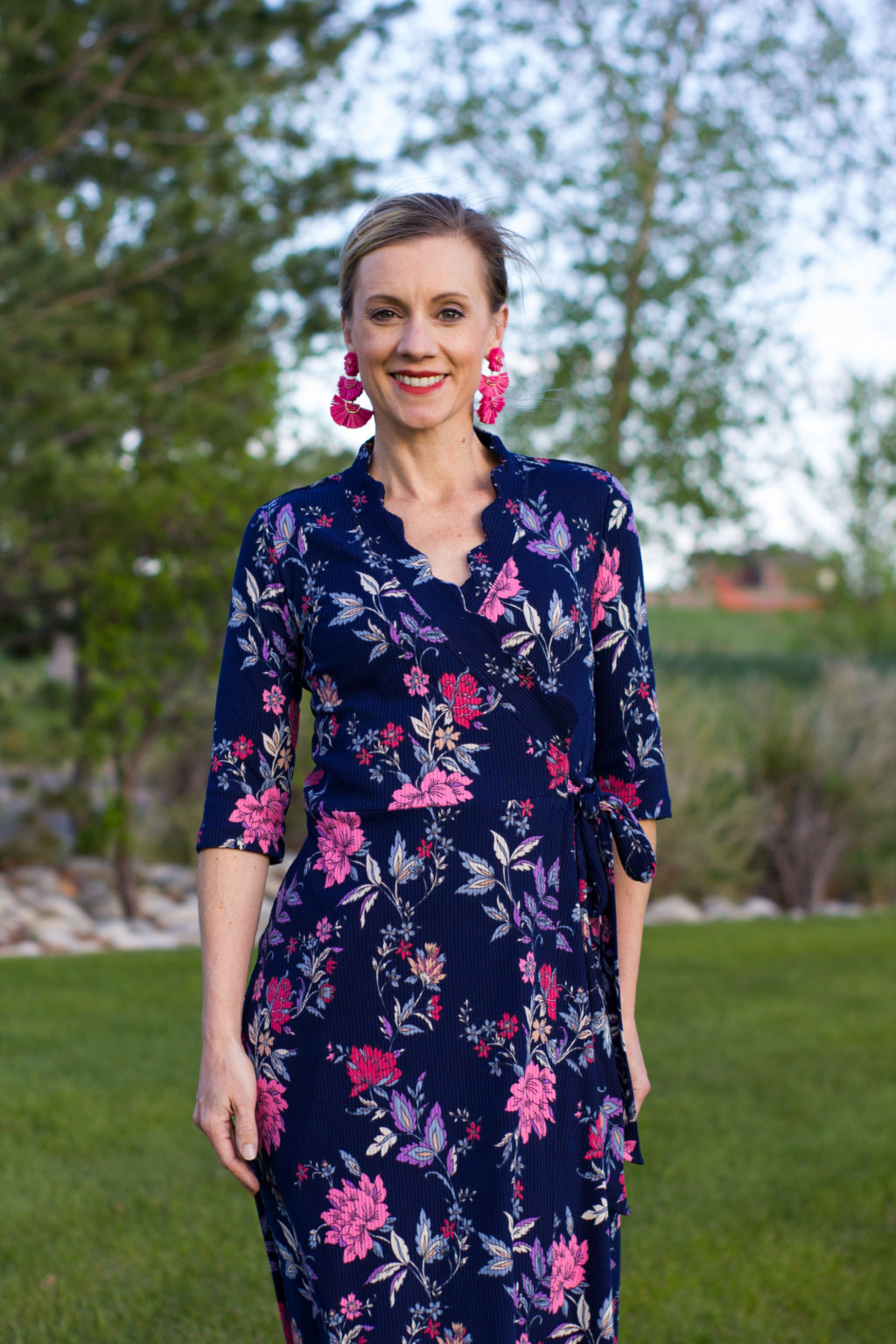 DIY Scallop Wrap Dress: The Whitney Dress and Top by AK Patterns ...