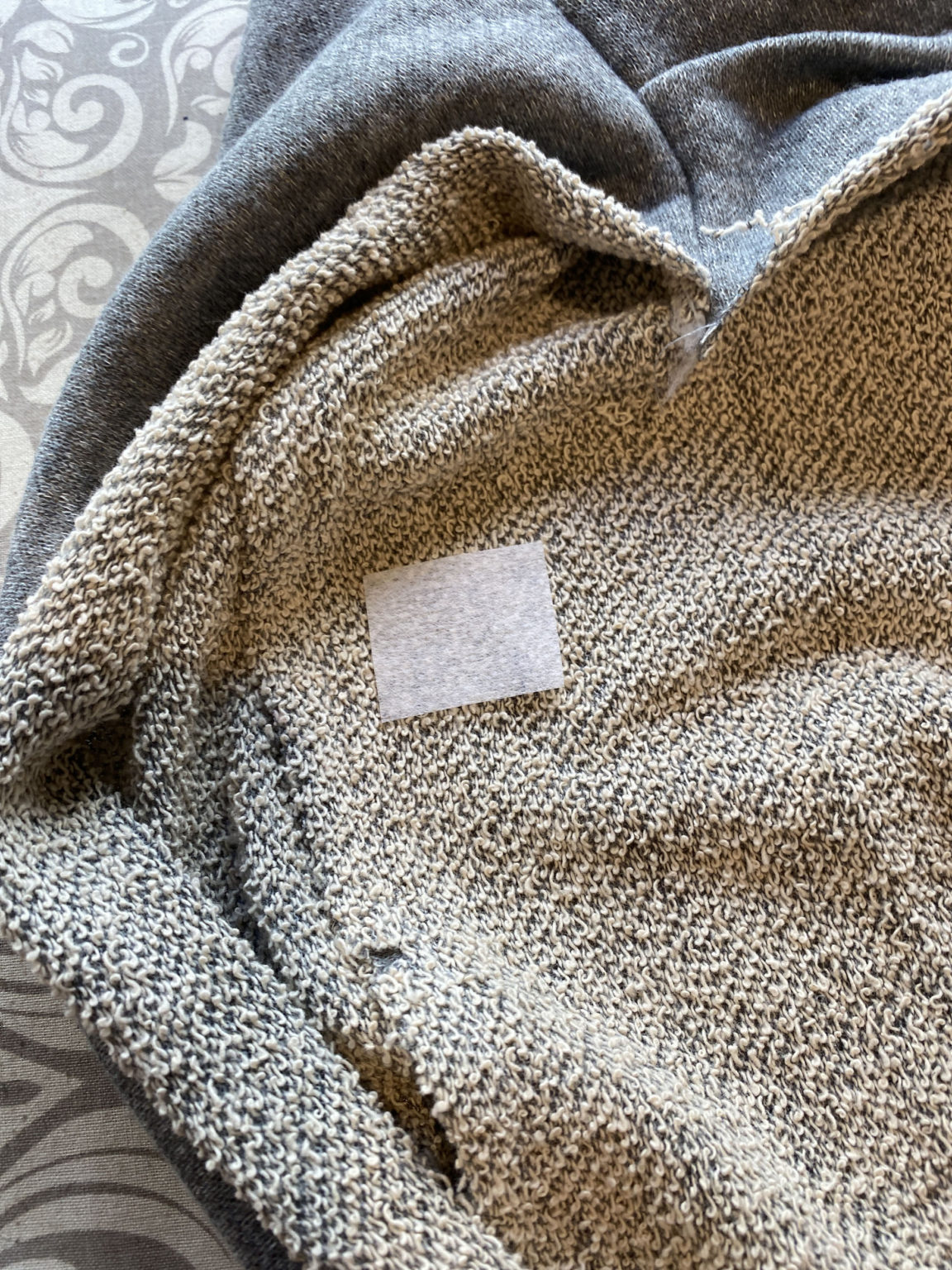 DIY Cowl Neck Sweatshirt using the Alba Pattern - Indoor Shannon