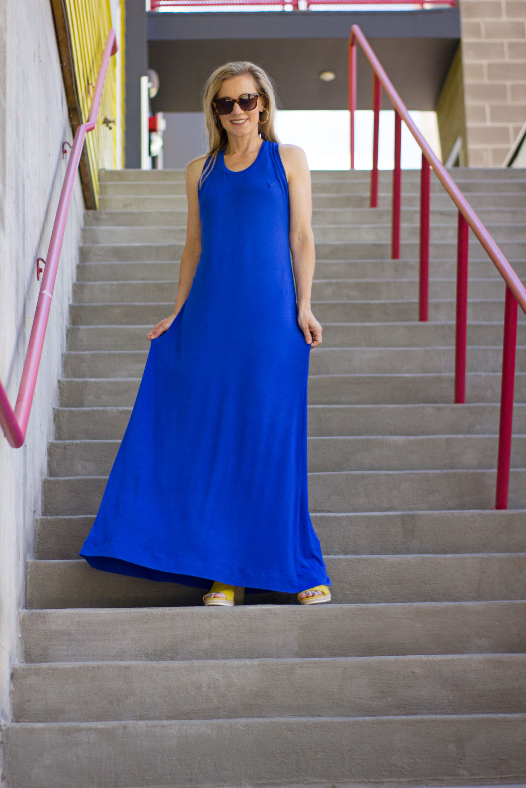 My Jiffy Maxi Dress: Simplicity 6443 - Indoor Shannon