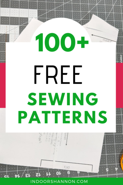 Beginner's Guide to Free Sewing Patterns - Indoor Shannon